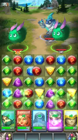 Dragon Strike: Puzzle RPG скриншот 6