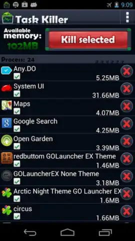 Task Killer FREE скриншот 1