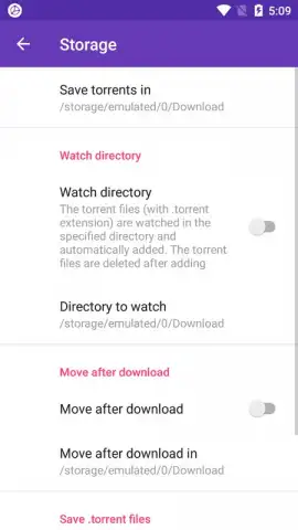 LibreTorrent скриншот 5
