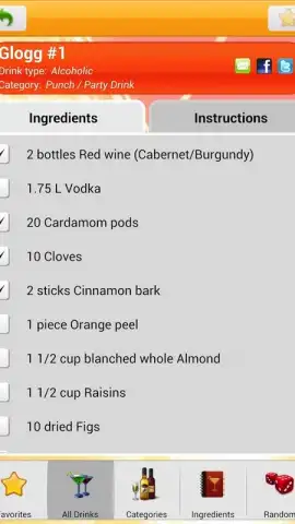 8,500 Drink Recipes Free скриншот 9