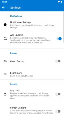 Microsoft Authenticator скриншот 11