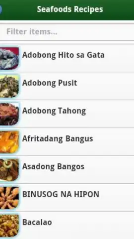 Pinoy Food Recipes скриншот 4