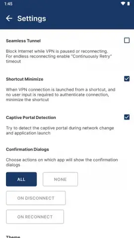 OpenVPN Connect скриншот 13