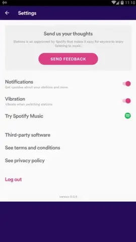 Spotify Stations скриншот 4