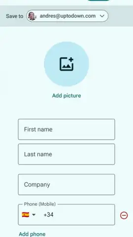 Google Contacts скриншот 8