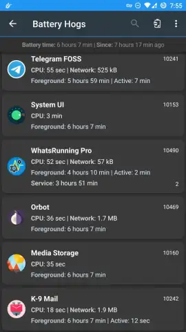 WhatsRunning Demo скриншот 1