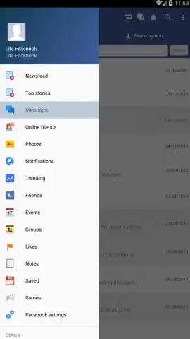 Lite Messenger FB скриншот 1