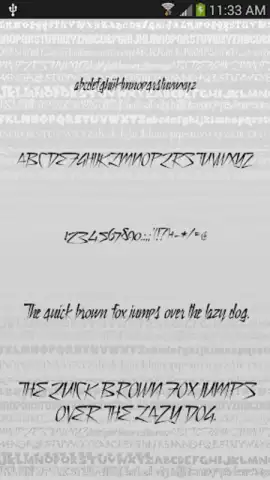 Style Free Font Theme скриншот 1