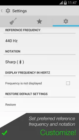 Pro Guitar Tuner скриншот 7