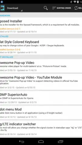 Xposed Installer скриншот 3