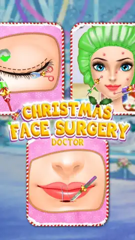 Christmas Face Surgery: Virtual Surgery Hospital скриншот 1