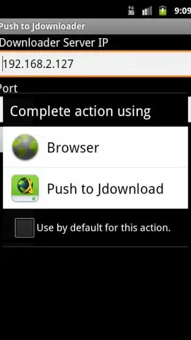 Push to JDownloader V1.2 скриншот 1