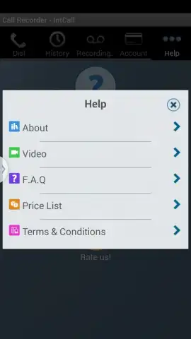 Call Recorder - IntCall скриншот 1