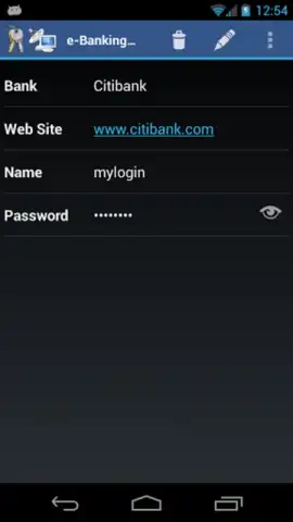 aWallet Password Manager скриншот 2