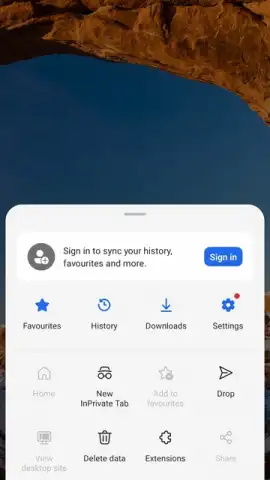 Microsoft Edge Beta скриншот 15