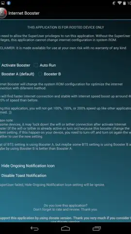 Internet Booster (root) скриншот 2