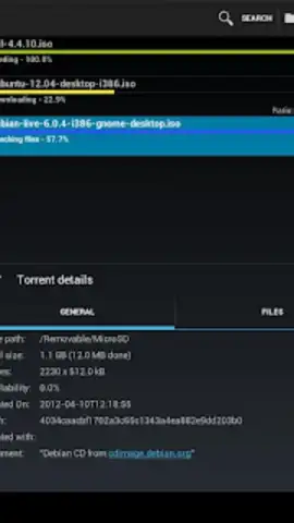 tTorrent Lite скриншот 2