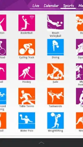 Aplic. resultados Londres 2012 скриншот 3