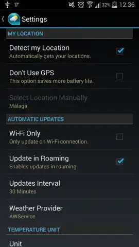 Weather & Clock Widget Android скриншот 8