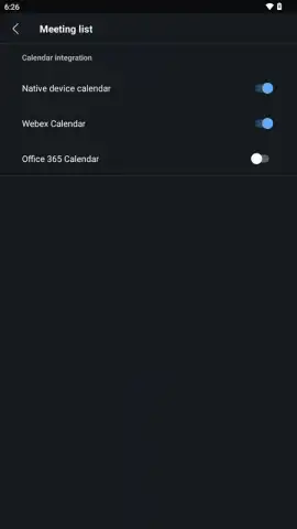 WebEx Meetings скриншот 20