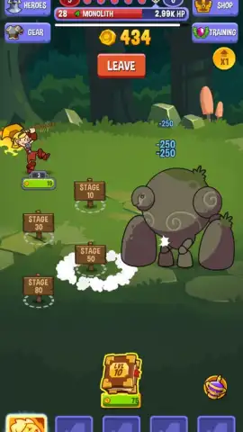 Idle Quest Heroes скриншот 4