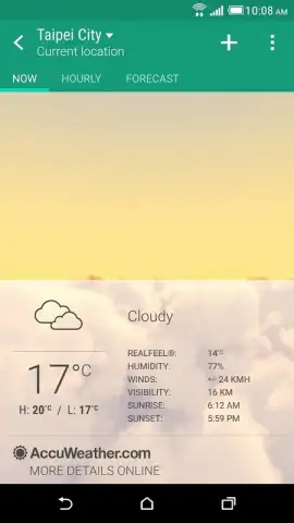 HTC Weather скриншот 3