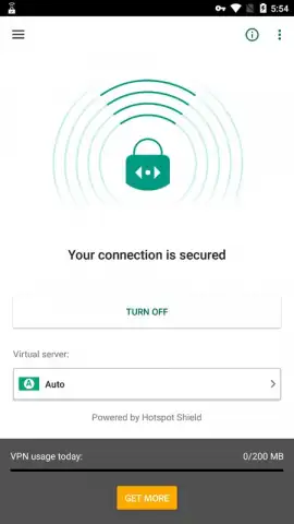 Kaspersky Fast Secure VPN скриншот 3
