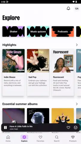 Deezer скриншот 7
