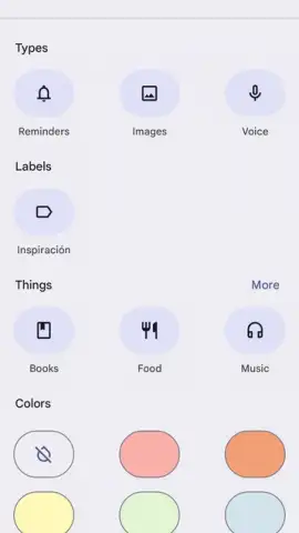 Google Keep скриншот 9