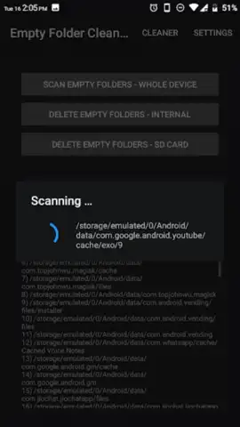Empty Folder Cleaner скриншот 2