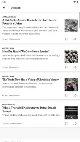 The New York Times скриншот 6