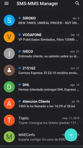SMS-MMS Manager скриншот 7