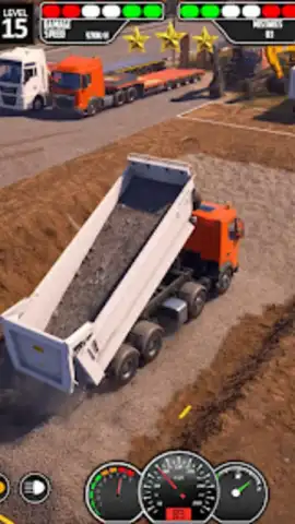 JCB Game Snow Excavator Games скриншот 5