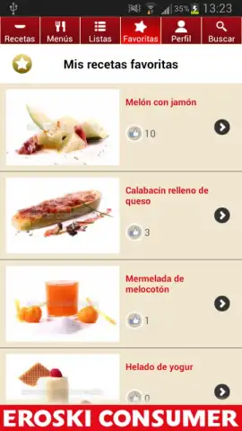 Recetas скриншот 1