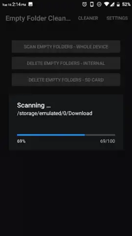Empty Folder Cleaner скриншот 8