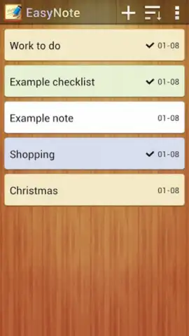 Bloc EasyNote Notepad скриншот 1