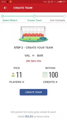 Dream11 скриншот 5