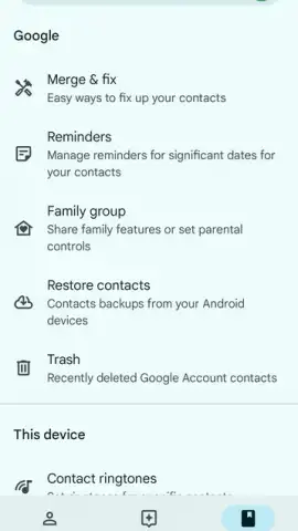 Google Contacts скриншот 6