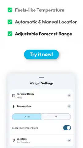 Glance Weather скриншот 1