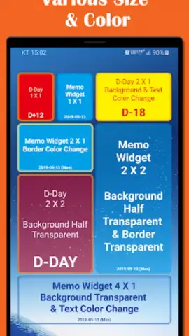 D-Day Counter & Memo Widget скриншот 8