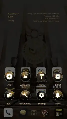 Gold Rush GOLauncher EX Theme скриншот 1