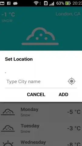 ForecastWeather скриншот 1