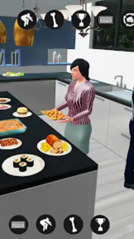 Virtual Rent Home Happy Family скриншот 2