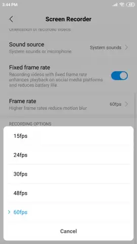 MIUI Screen recorder скриншот 4