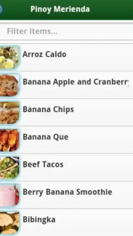 Pinoy Food Recipes скриншот 6