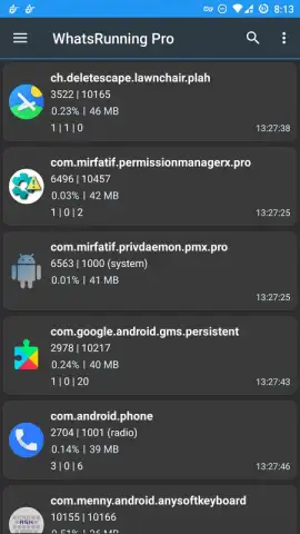WhatsRunning Demo скриншот 8