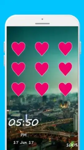 Love Pattern Lock Screen скриншот 2