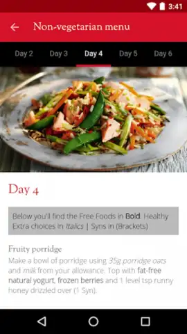Slimming World скриншот 8