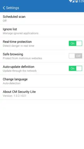 CM Security Lite скриншот 4