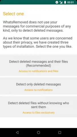 WhatsRemoved скриншот 2